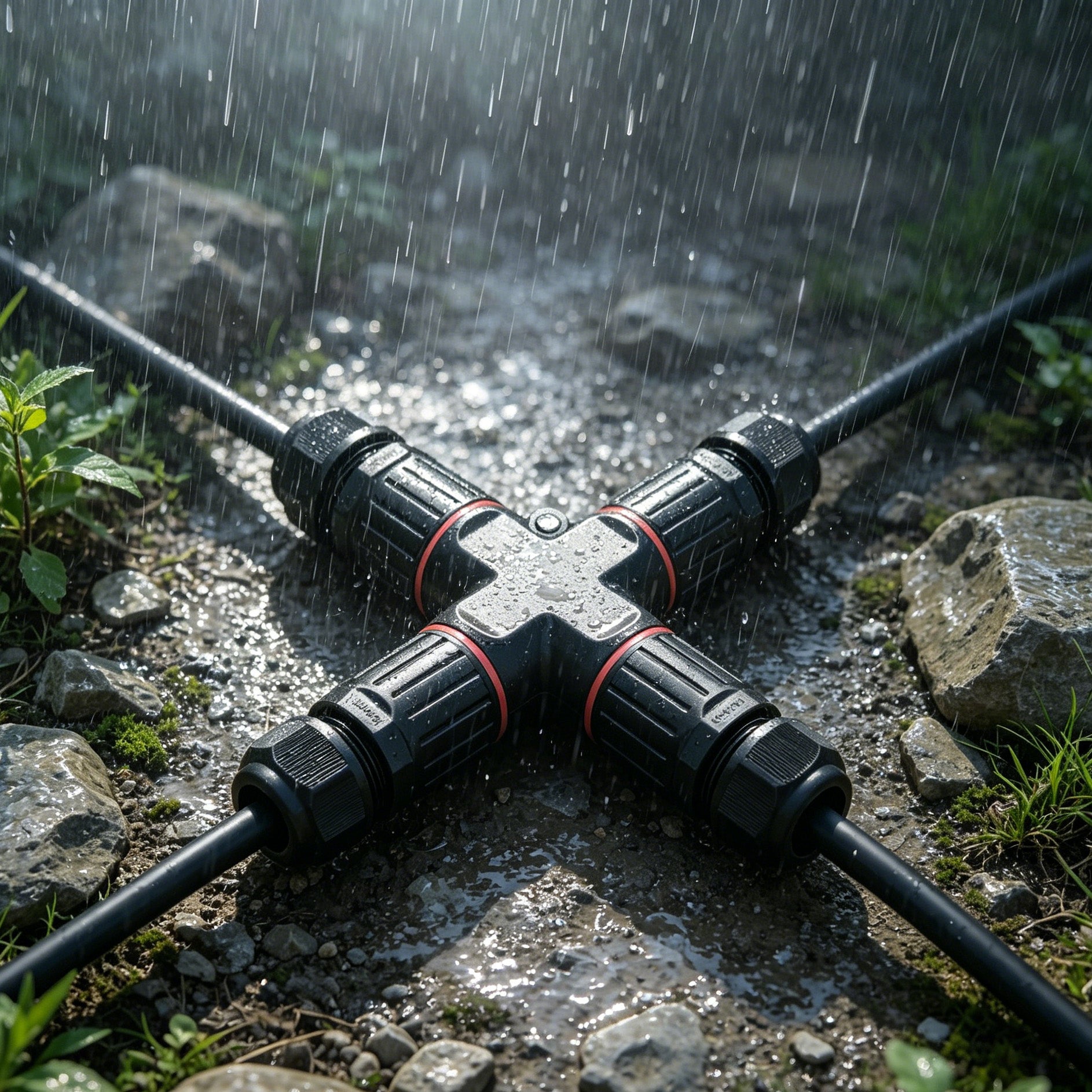 Waterproof Male & Female Connectors | Quick-Disconnect LED Signage