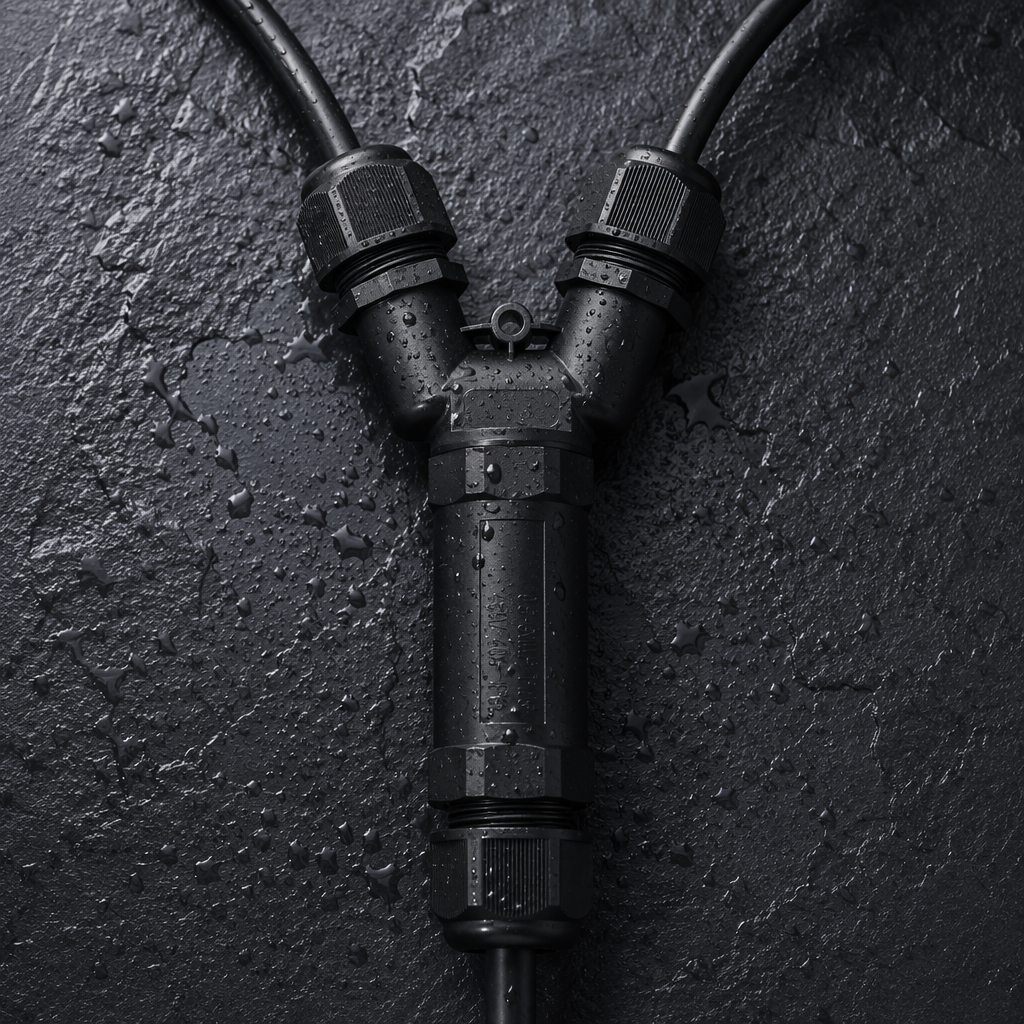 3 Way Waterproof Wire Connector vs. Panel Mount