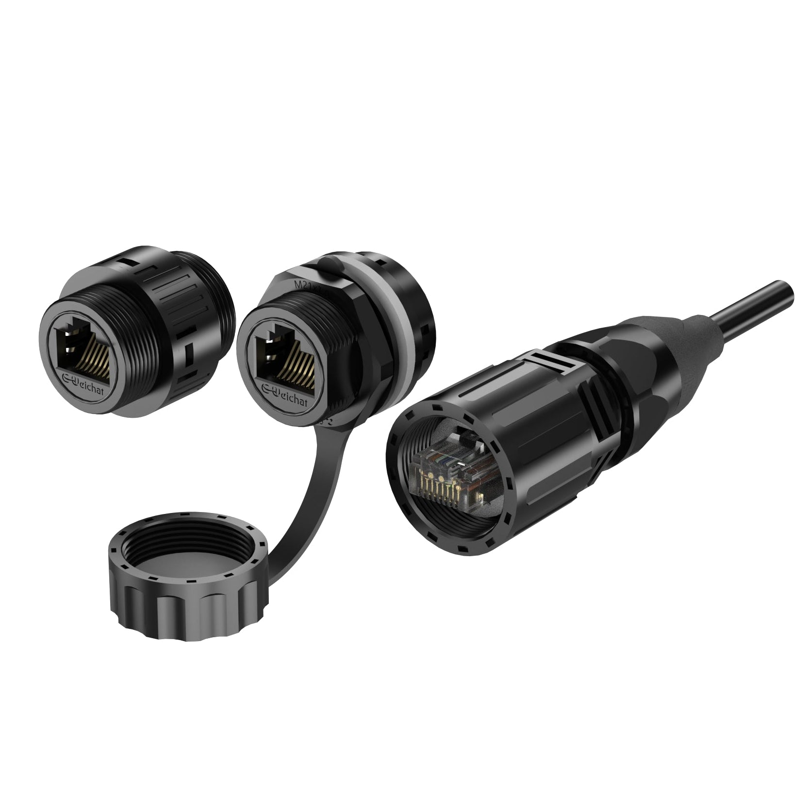 EW RJ45 Network Connector Inline Ethernet Data Communication