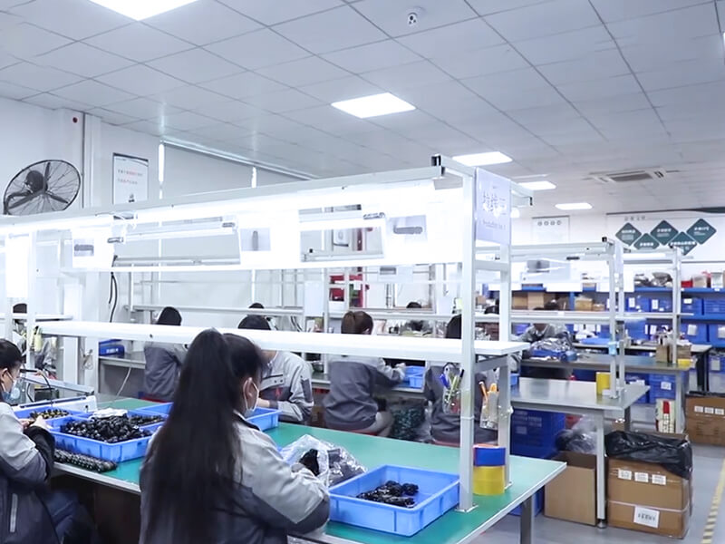 This is the E-Weichat connector assembly and packaging plant